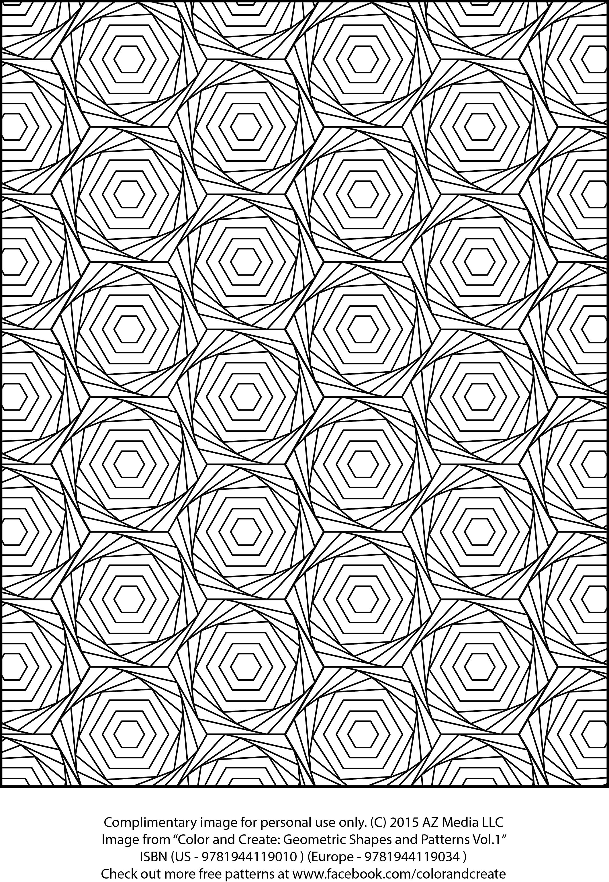 adult coloring pages shapes printable jpg