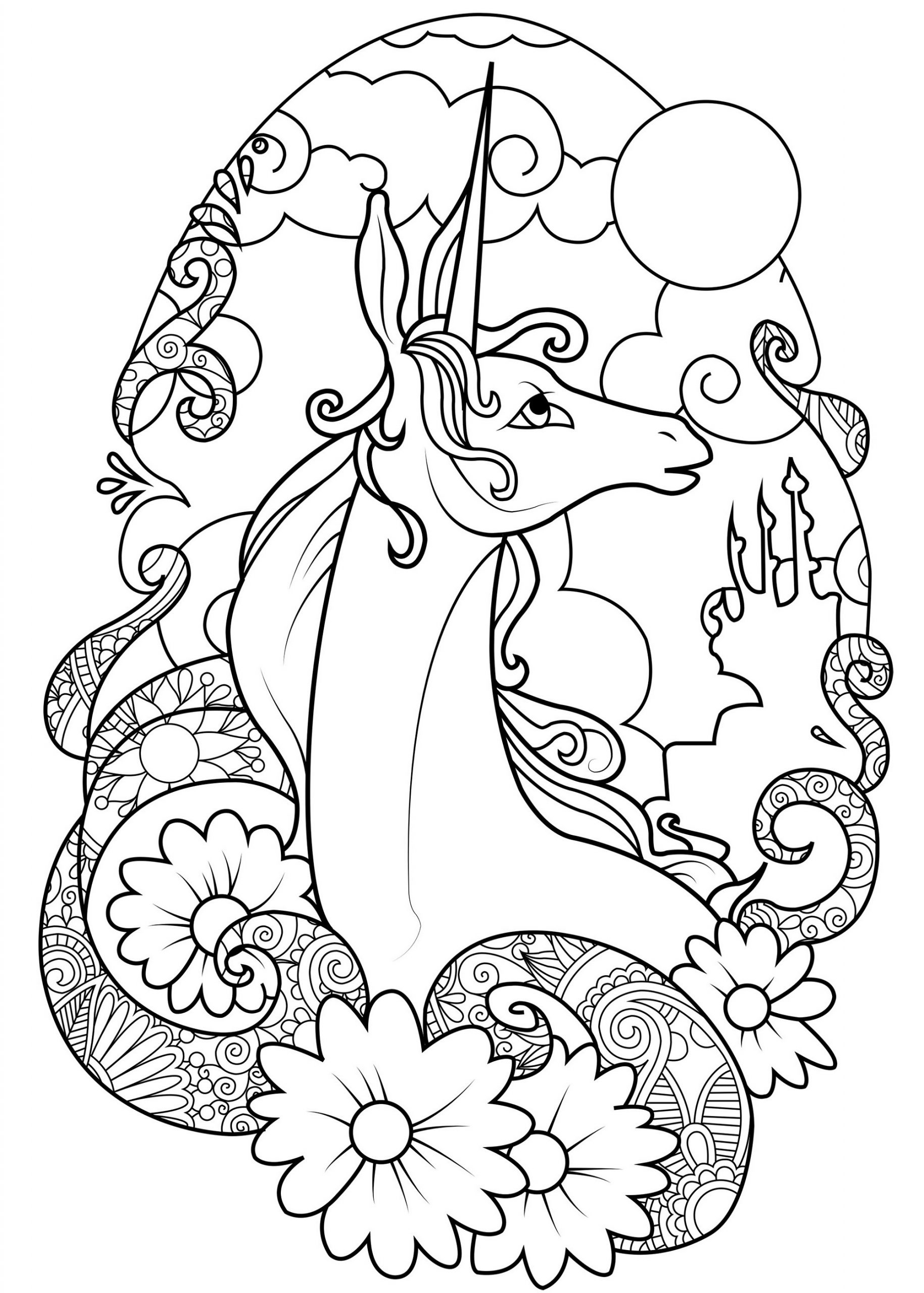 dinosaur unicorn coloring pages fun printable jpg