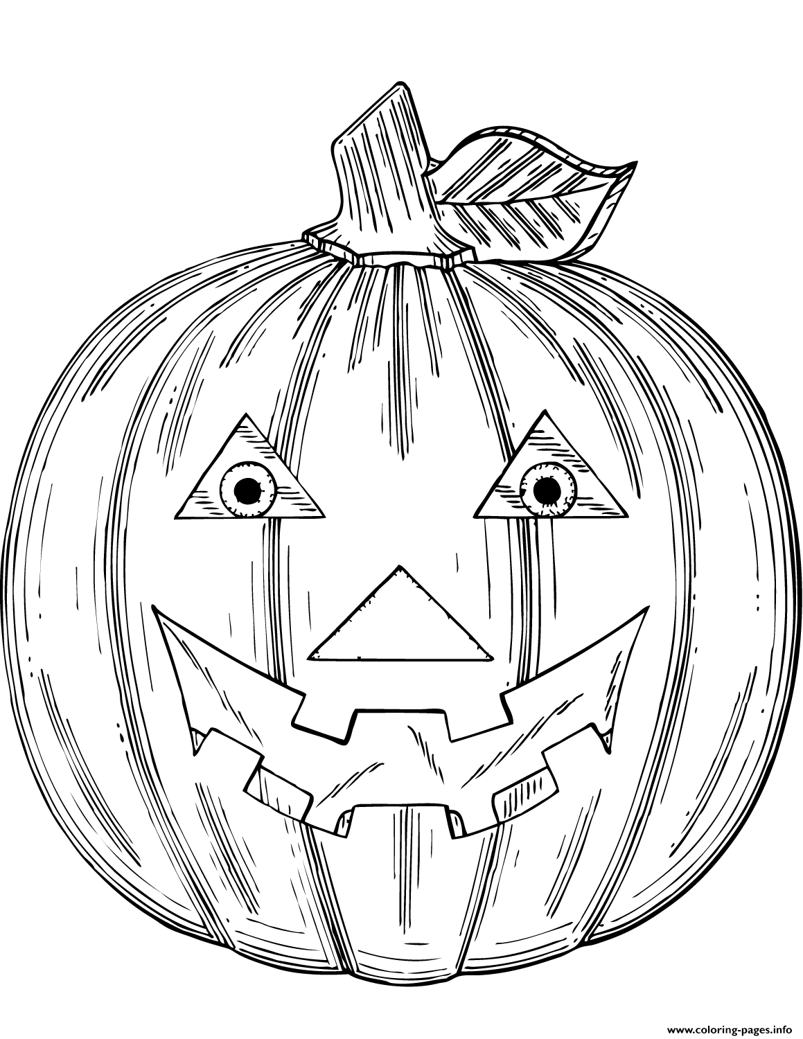 spooky jack oae lantern coloring pages printable jpg