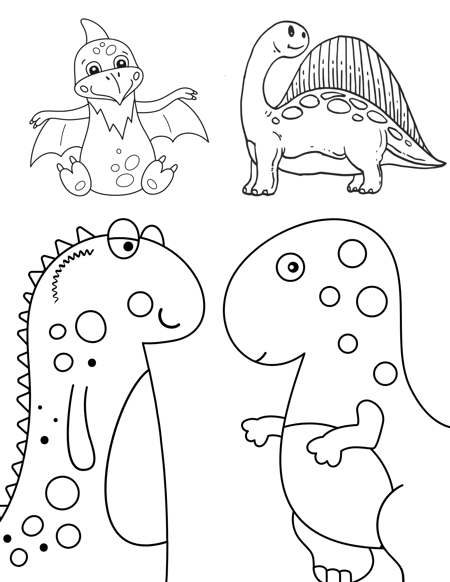 dinosaur coloring pages with names printable jpg