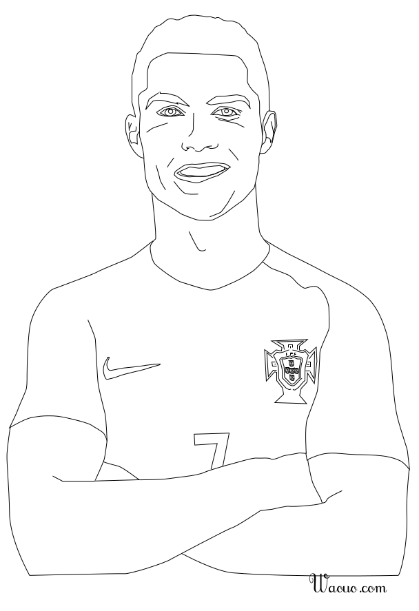 coloriagecristianoronaldo jpg jpg
