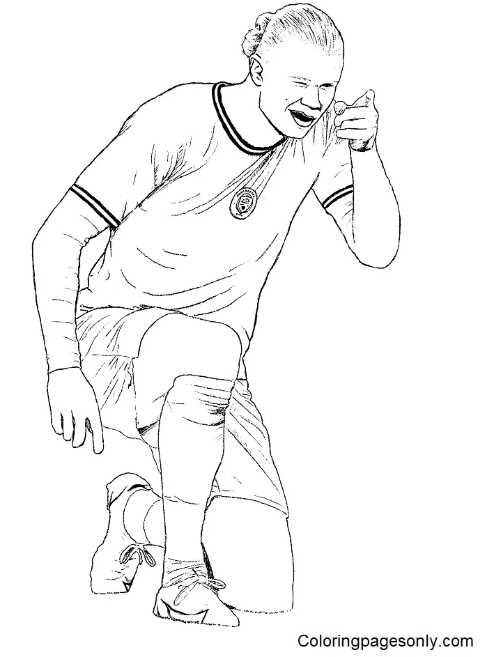 erling haaland coloring pages webp jpg