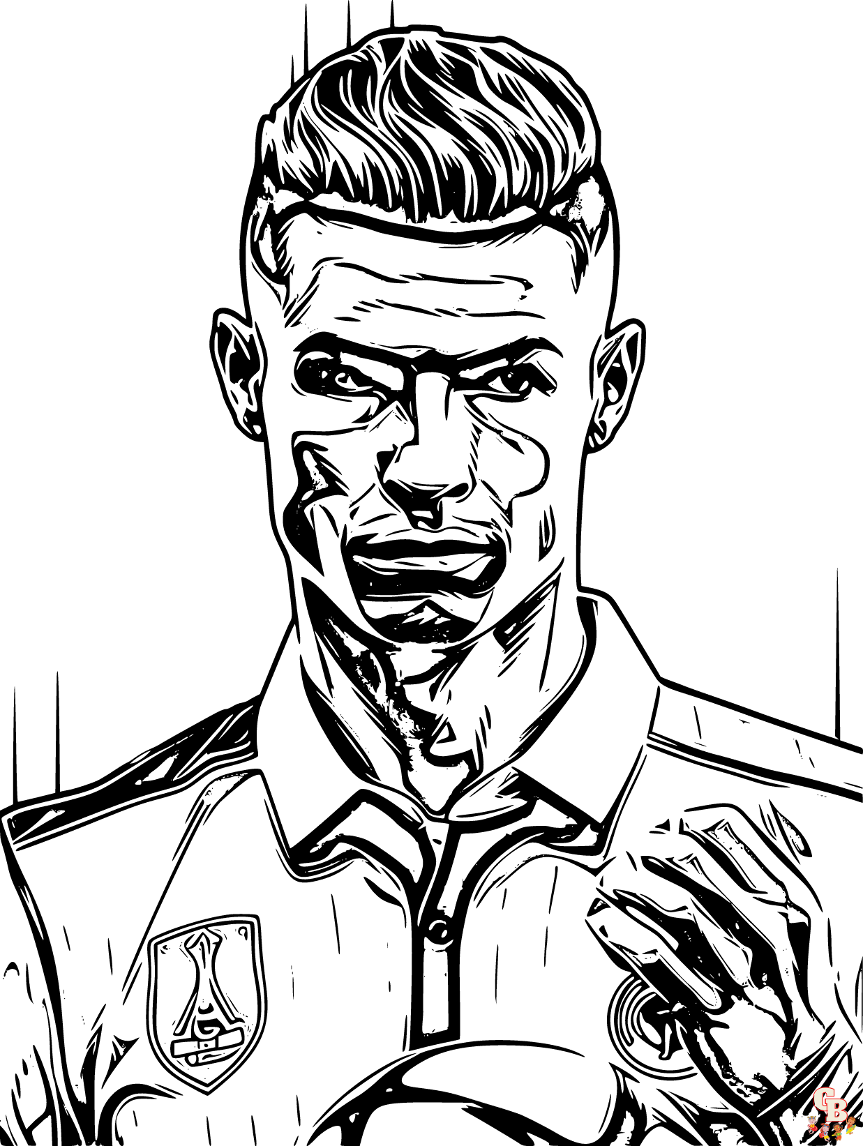 printable ronaldo coloring pages png jpg