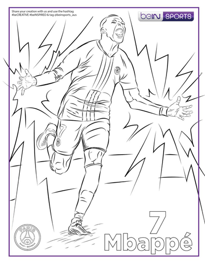 top mbappe coloring pages printable jpg