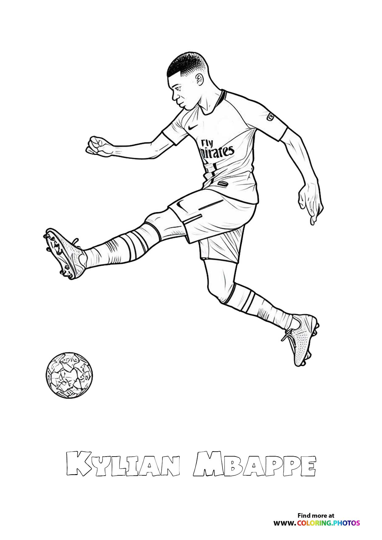 creative mbappe coloring pages printable jpg