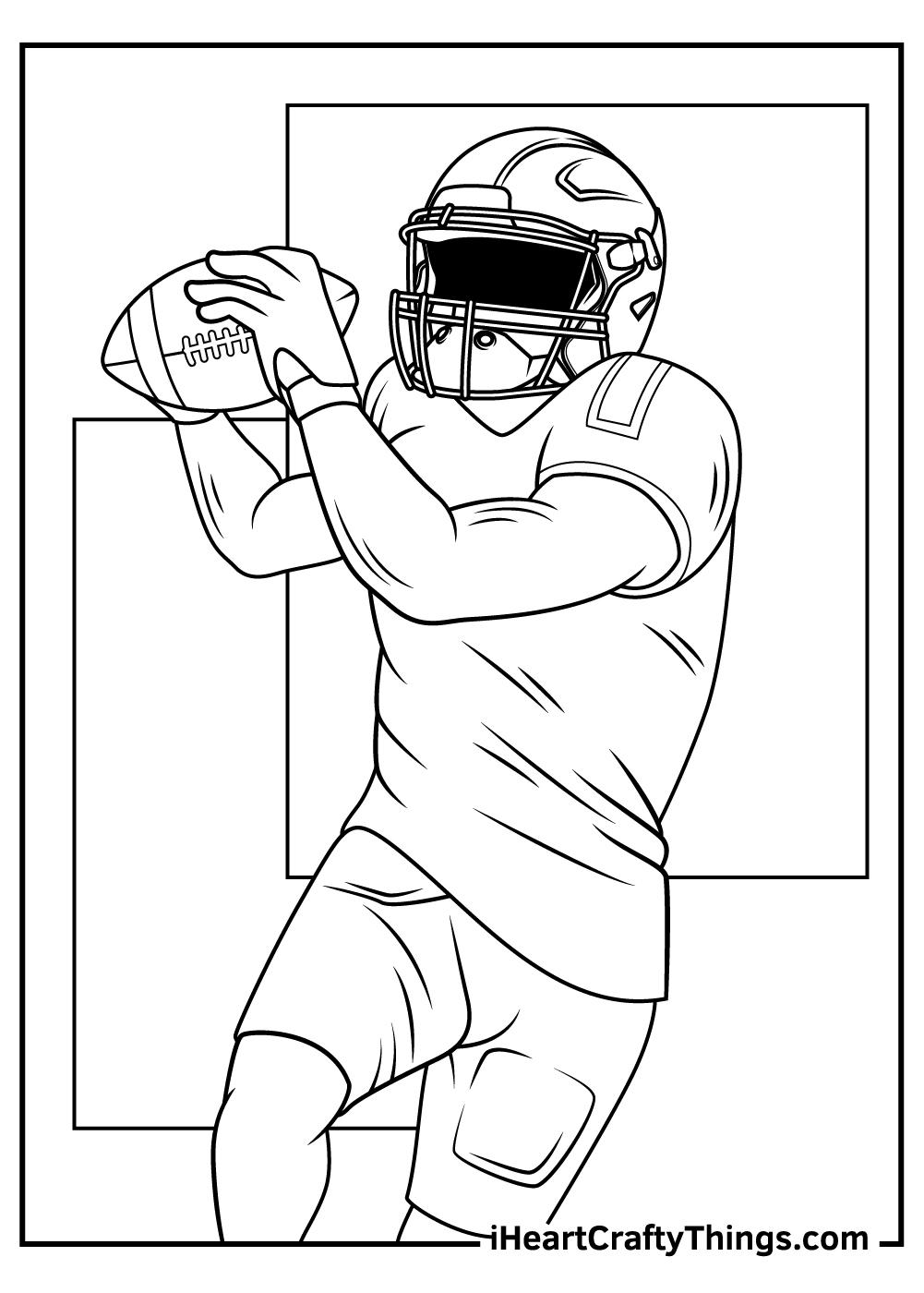46+ Aesthetic Football Coloring Pages Unique