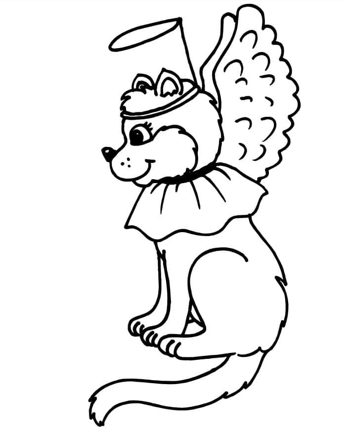 10 Angel Dog Coloring Pages for a Touch of Heavenly Serenity